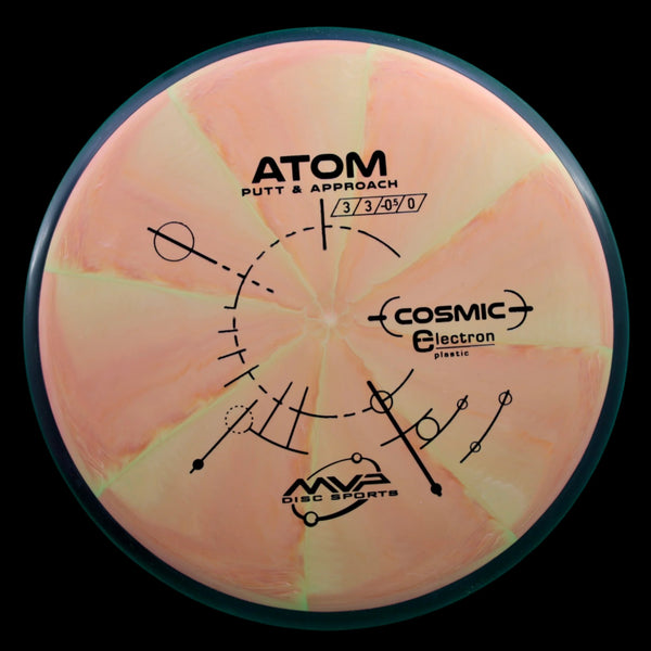 MVP - Atom - Cosmic Electron - Putt & Approach 165-169 1 ORANGE 168 atom gyro mvp MVP Disc Sports Putt and Approach Putter Putting