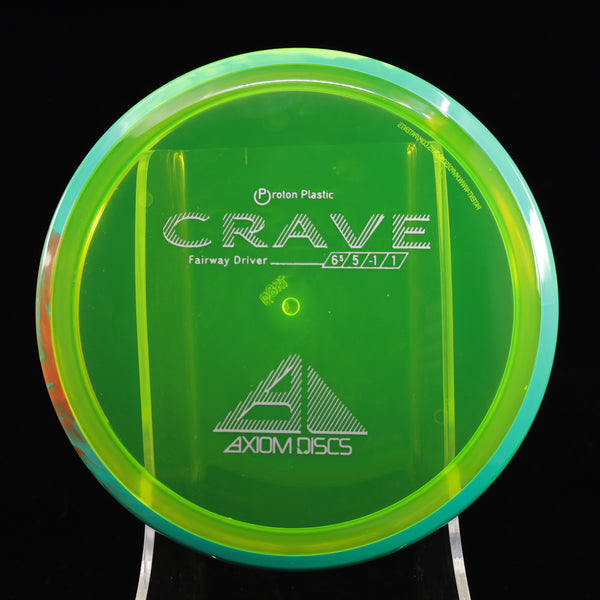 Axiom - Crave - Proton - Fairway Driver 155-159 8 GREEN SWIRL 158 axiom crave disc golf discs disc golf discs for sale discs fairway fairway driver hokom mvp proton