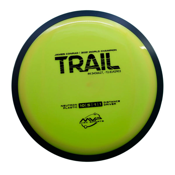 MVP - Trail - Neutron - James Conrad Line Distance Driver 165-169 27 YELLOW 169 James Conrad Line MVP MVP Disc Sports MVP Neutron MVP Trail release date neutron