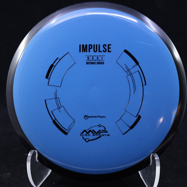 MVP - Impulse - Neutron Plastic - Distance Driver 155-159 BLUE OCEAN 156 Disc Golf driver fairway gyro impulse mvp neutron