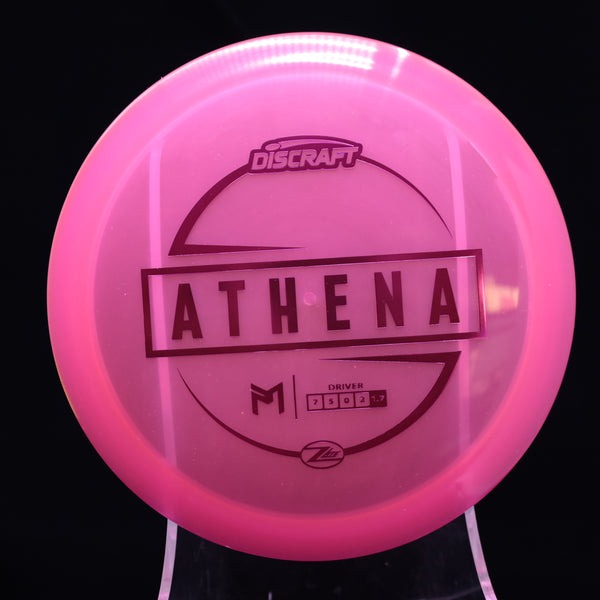 Discraft - Athena - Z Lite - Paul McBeth Fairway Driver 2 PINK RED 166 discraft athena review first run athena