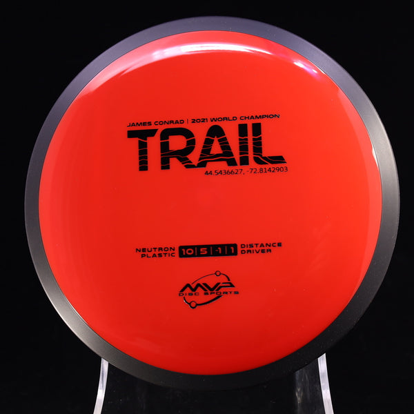 MVP - Trail - Neutron - James Conrad Line Distance Driver 165-169 75 RED 167 James Conrad Line MVP MVP Disc Sports MVP Neutron MVP Trail release date neutron