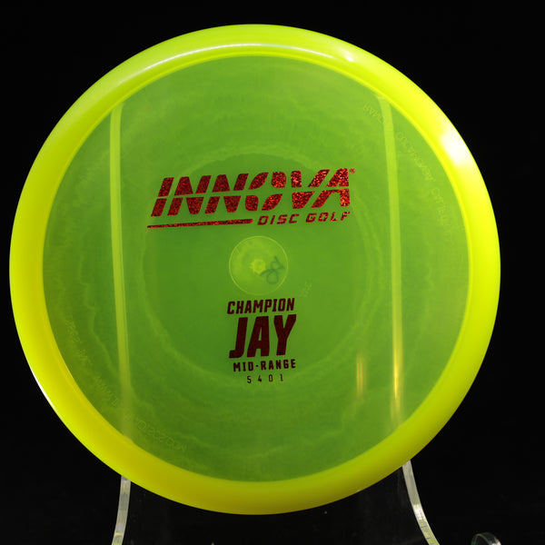 Innova - JAY - Champion - Midrange YELLOW RED 175 Calvin champion champion edition champions Disc Golf disc golf discs innova champion innova champion discs jay jaybird