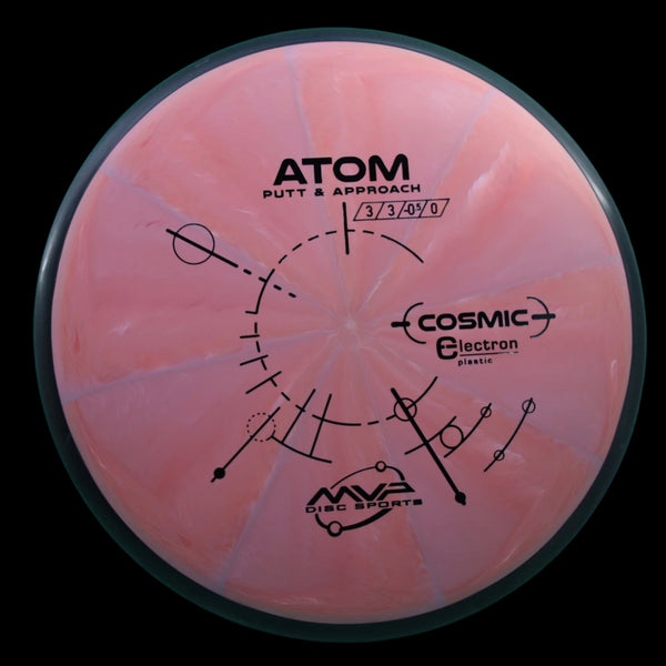 MVP - Atom - Cosmic Electron - Putt & Approach 170-175 6 PINK 168 atom gyro mvp MVP Disc Sports Putt and Approach Putter Putting