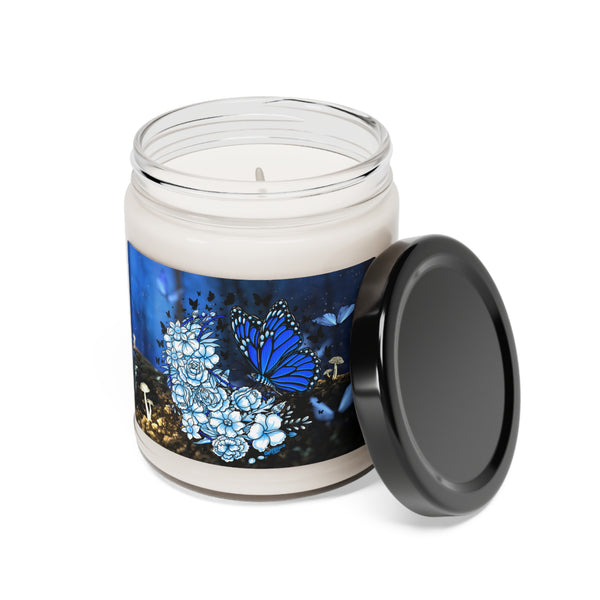 Scented Soy Candle, 9oz glass jar " BUTTERFLY EFFECT" 5 scents to choose from.   A GolfDisco exclusive stamp design  100% soy wax blend, 100% cotton wick