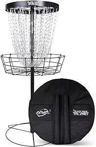 MVP Disc Sports Black Hole Pro 24-Chain Portable Disc Golf Basket Target