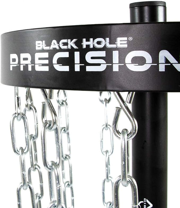 MVP Black Hole Precision 12 Chain Portable Disc Golf Basket Target
