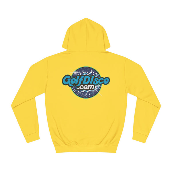 Hoodie "GolfDisco" Logo - College style sweatshirt (Medium-Heavy Fabric) Kangaroo pocket golfdisco hoodie golfdisco sweatshirt