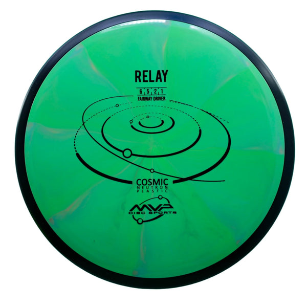 MVP - Relay - Cosmic Neutron - Fairway Driver 155-159 8 GREEN 155 Beginner Friendly cosmic Fairway Fairway Driver Gyro MVP MVP Disc Sports neutron relay understable