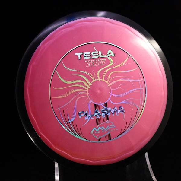 MVP - Tesla - Plasma - Distance Driver 170-175 PINK 171 control driver distance Distance Driver Driver MVP MVP Disc Sports mvpdiscsport Plasma plasma plastic tesla