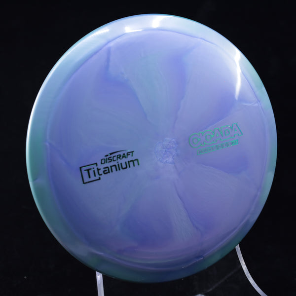 Discraft - TITANIUM - Cicada - Fairway Driver BLUE-SILVER GOLD 167-169 1st run cicada Disc Golf disc golf discs disc golf discs for sale Discraft discs Driver ESP esp Discraft fairway Fairway Driver