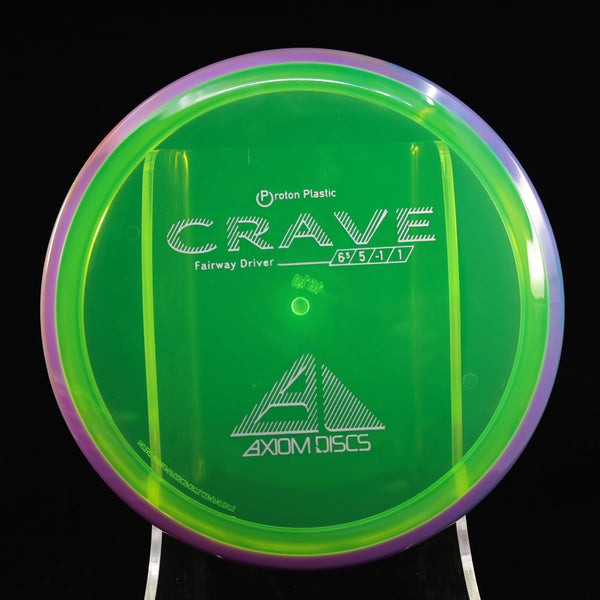 Axiom - Crave - Proton - Fairway Driver 160-164 2 GREEN PURPLE 161 axiom crave disc golf discs disc golf discs for sale discs fairway fairway driver hokom mvp proton