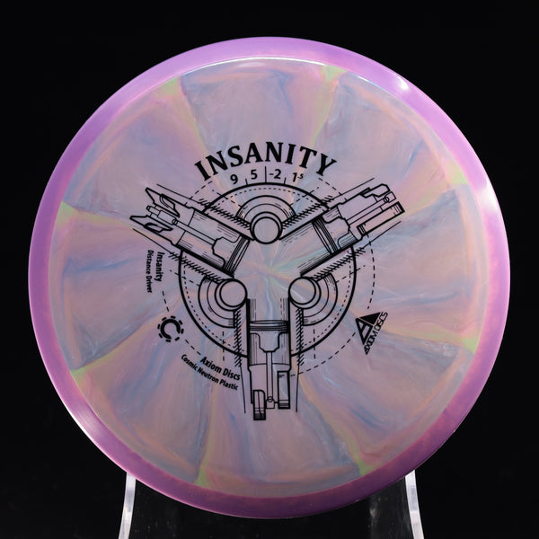 Axiom - Insanity - Cosmic Neutron - Distance Driver 170-175 9 PINK PLUM PURPLE 173 Axiom Axiom discs axiom neutron cosmic Disc Golf disc golf discs disc golf discs for sale discs Driver insanity MVP MVP Disc Sports neutron Stable Understable