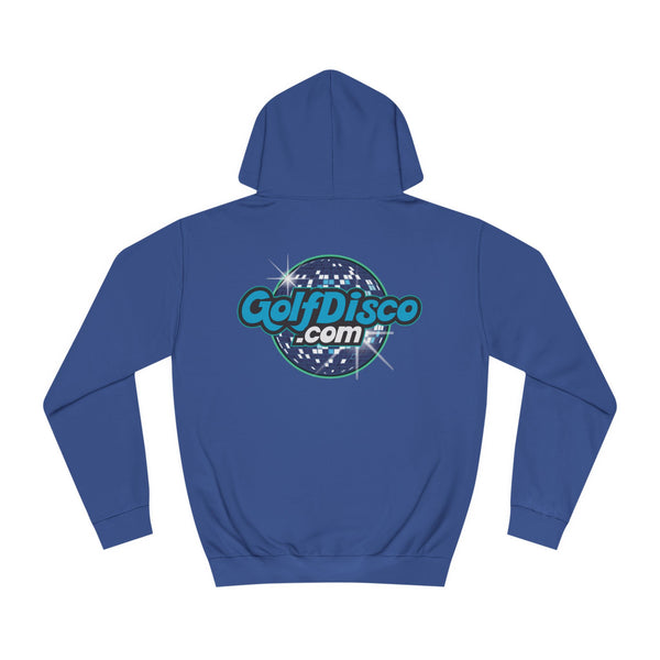 Hoodie "GolfDisco" Logo - College style sweatshirt (Medium-Heavy Fabric) Kangaroo pocket golfdisco hoodie golfdisco sweatshirt