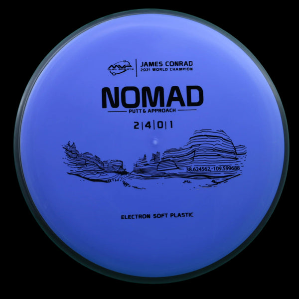 MVP - Nomad - Electron Soft - James Conrad Signature Edition 165-169 2 BLUE 168 APPROACH PUTTER conrad Driving putter electron james mvp nomad Putt and Approach Putter Putting soft