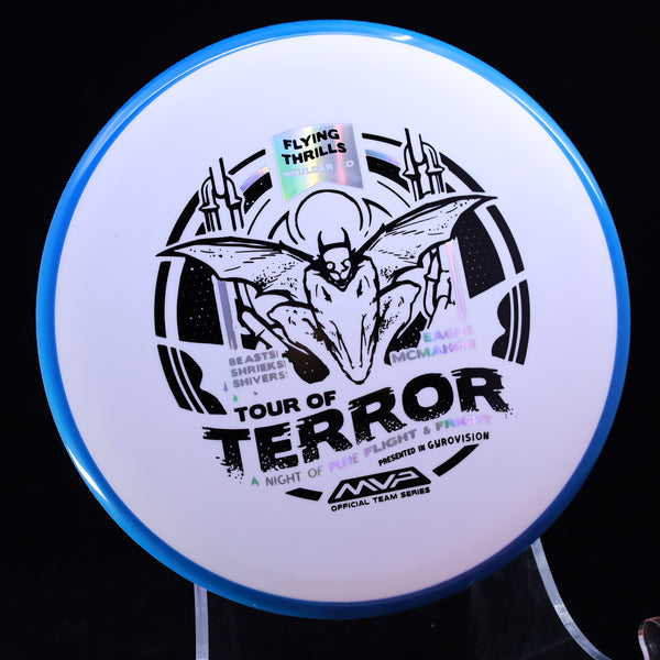 Axiom - PYRO - Fission - Eagle McMahon, Tour of Terror, 2024 Team Series Halloween Edition 9 WHITE 178 fission pyro flying thrills halloween 2024 headwind midrange Midrange Discs midrange driver team series halloween edition tour of terror