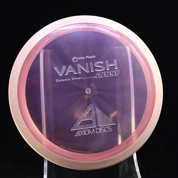 Axiom - Vanish - Proton - Distance Driver 170-175 3 PINK WHITE 172 axiom Disc Golf disc golf discs disc golf discs for sale discs Distance Driver Driver high speed driver mvp mvp disc sports proton vanish