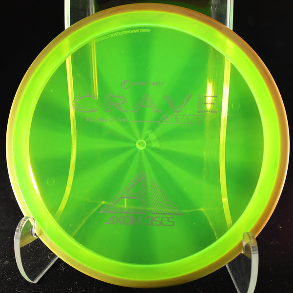 Axiom - Crave - Proton - Fairway Driver 165-169 GREEN YELLOW ORANGE 168 axiom crave disc golf discs disc golf discs for sale discs fairway fairway driver hokom mvp proton