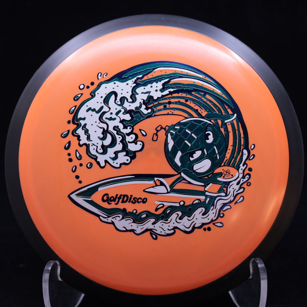 MVP - Wave - Fission - Distance Driver - GolfDisco Original "Surf N Disc" featuring GolfDisco Dude Mascot distance Distance Driver Driver Fission high speed driver Mi robubble microbubble MVP MVP Disc Sports stabel stable wave