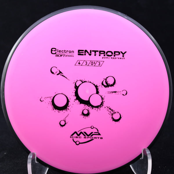 MVP Entropy - SOFT Electron - Stock Stamp PINK HOT 171 apprach approac approach Conrad Entropy flick forehand headwind James Overstable Putt Putter