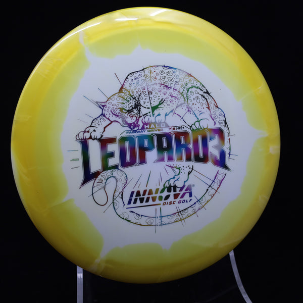 Innova - Leopard3 - Halo Star - Fairway Driver YELLOW RAINBOW 162 Beginner Friendly halo halo leopard3 Halo Star halo star leopard3 innova innova halo innova halo discs innova halo leopard3 innova halo plastic innova star halo leopard leopard 3 leopard3 Ohn Scoggins Leopard3