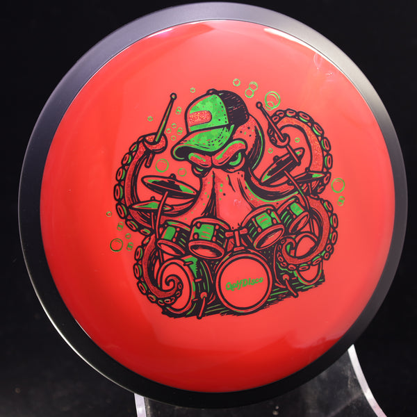 MVP - Trail - Neutron - GolfDisco Originals "Otto" 3 RED 175 custom stamps Disc Golf GOLFDISCO ORIGINALS James MVP mvp neutron trail mvp trail octopus otto trail disc