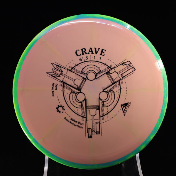 Axiom - Crave - Cosmic Neutron - Fairway Driver 170-175 3 SALMON CYAN GREEN 173 axiom Axiom cosmic neutron crave axiom crave cosmic neutron cosmic Cosmic Neutron cosmic neutron crave crave fairway driver mvp neutron sara hokom signature disc