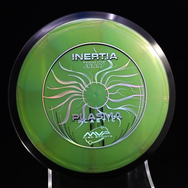 MVP - Inertia - Plasma - Distance Driver GREEN BLEND 9 158 CONTROL Disc Golf DISTANCE DRIVER INERTIA INURTIA MVP PLASMA UNDERSTABLE