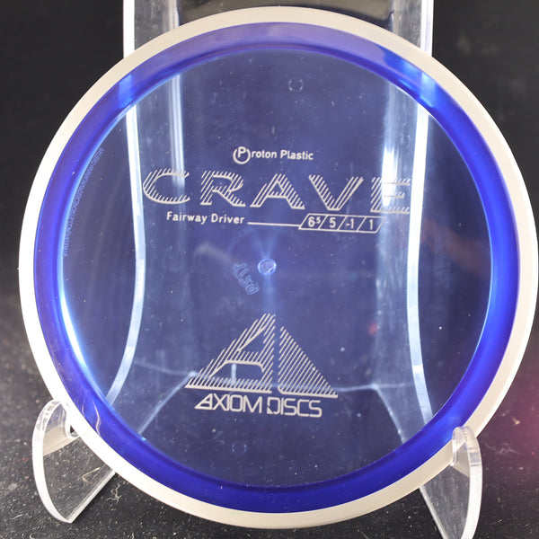 Axiom - Crave - Proton - Fairway Driver 170-175 BLUE WHITE 172 axiom crave disc golf discs disc golf discs for sale discs fairway fairway driver hokom mvp proton