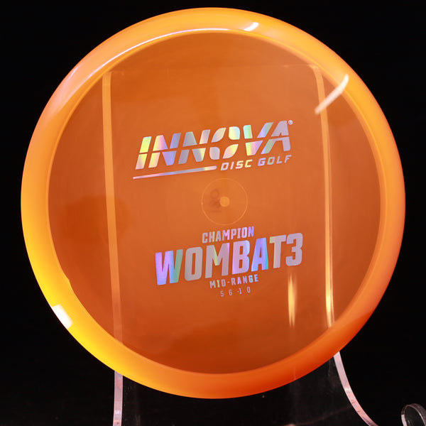 Innova - Wombat3 - Champion - Midrange ORANGE SILVER 180 Beginner Friendly champion innova innova champion innova champion discs mid mid range mid-range-midrange midragne midrange midrange driver star Wombat wombat 3 wombat3