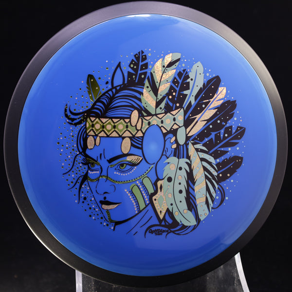 MVP - Trail - Neutron - GolfDisco Originals "Hurit" triple foil- custom stamp design 22 BLUE 171 GOLFDISCO ORIGINALS HURIT HURIT INDIAN STAMP James Conrad Line MVP MVP Disc Sports MVP Neutron MVP Trail release date neutron