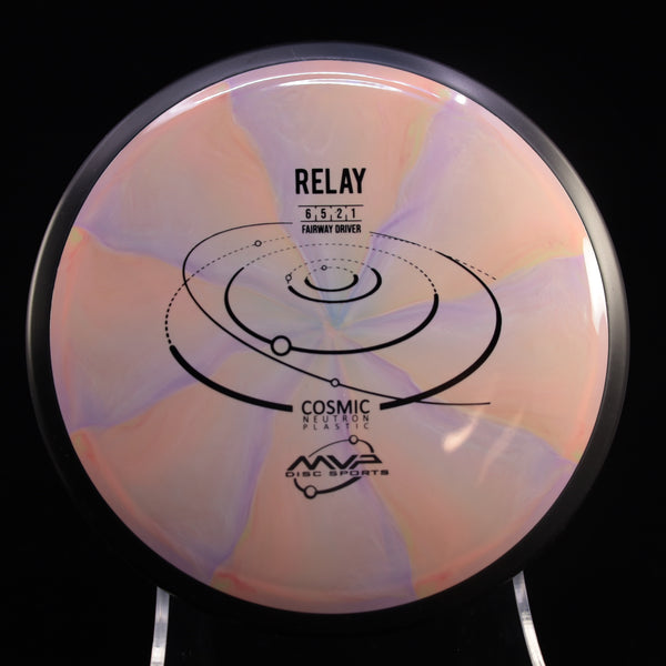 MVP - Relay - Cosmic Neutron - Fairway Driver 170-175 15 ROSY PLUM 173 Beginner Friendly cosmic Fairway Fairway Driver Gyro MVP MVP Disc Sports neutron relay understable