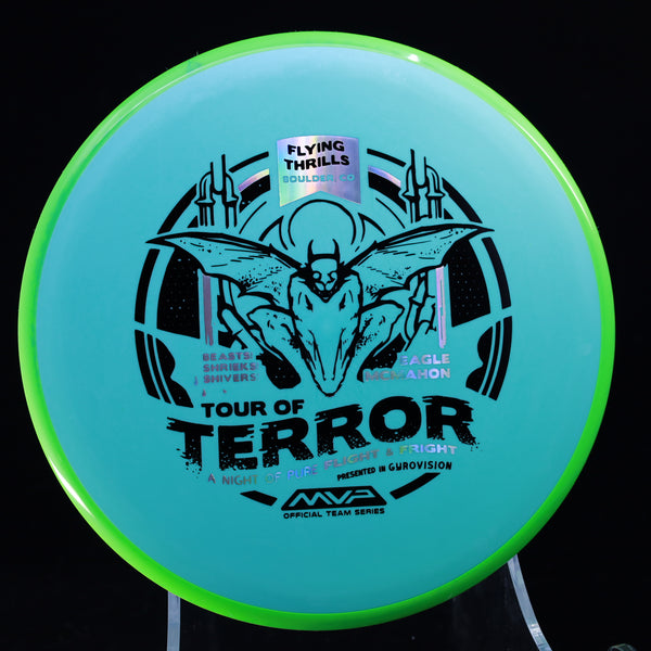 Axiom - PYRO - Fission - Eagle McMahon, Tour of Terror, 2024 Team Series Halloween Edition 21 MINT 178 fission pyro flying thrills halloween 2024 headwind midrange Midrange Discs midrange driver team series halloween edition tour of terror