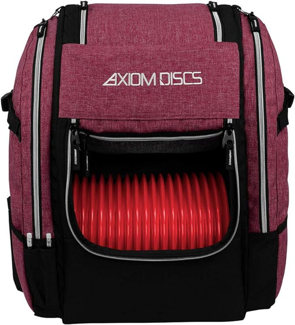 Axiom Voyager Lite - Disc Golf Backpack Heather Red Axiom Axiom discs Backpack Bag Bags Disc Bag disc golf backpack Disc Golf Bag DSHIP