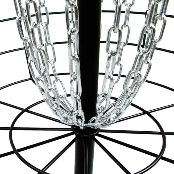 MVP Black Hole Precision 12 Chain Portable Disc Golf Basket Target