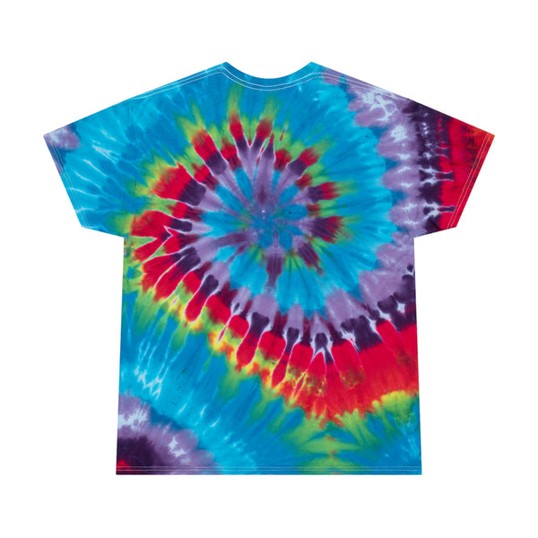 Spiral Tie-Dye T-shirt "Tour Dreams" A GolfDisco Original stamp design on a shirt