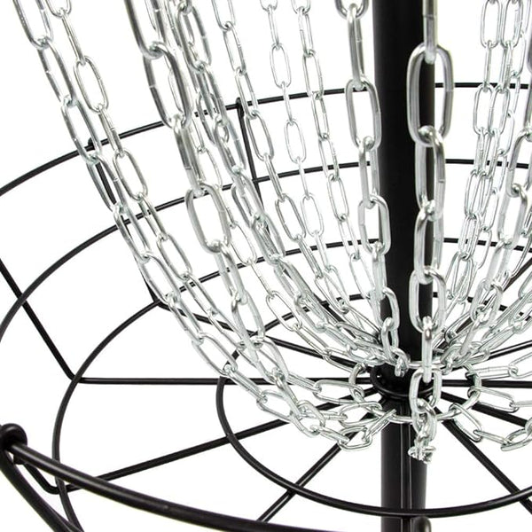 MVP Black Hole Practice 24 Chain Portable Disc Golf Basket/Target
