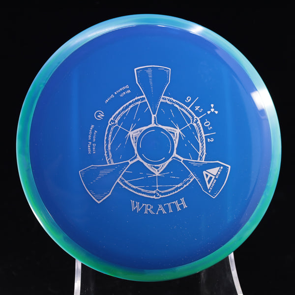 Axiom - Wrath - Neutron - Distance Driver 155-159 20 BLUE BLUE TEAL 158 Axiom Axiom discs axiom neutron Disc Golf disc golf discs disc golf discs for sale discs distance Distance Driver Gyro gyronauts Stable wrath