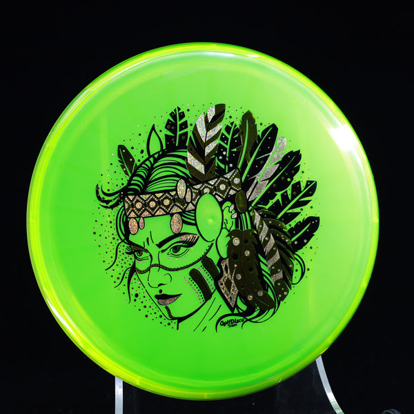 Axiom - Pyro - Prism Plasma - GolfDisco Original "Hurit" 35 GREEN NEON 177 Axiom discs axiom prism axiom prism plasma pyro axiom prism plasma pyro midrange golf disc HURIT Prism Plasma prism plasma pyro pyro