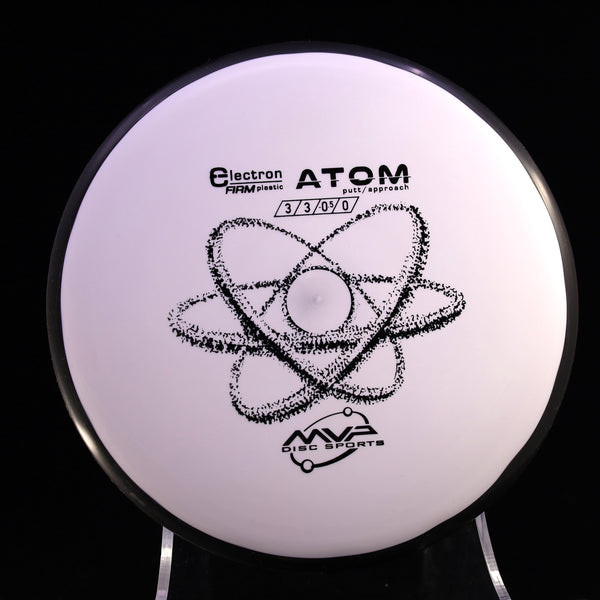 MVP - Atom - Electron (Firm) - Putt & Approach 165-169 4 WHITE 167 atom Disc Golf disc golf putter Electron firm gyro mvp MVP Disc Sports putt Putt and Approach Putter Putting