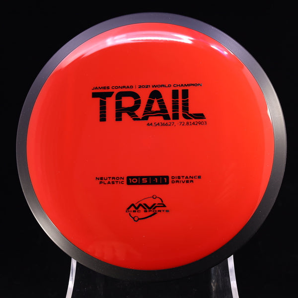 MVP - Trail - Neutron - James Conrad Line Distance Driver 165-169 77 RED 168 James Conrad Line MVP MVP Disc Sports MVP Neutron MVP Trail release date neutron