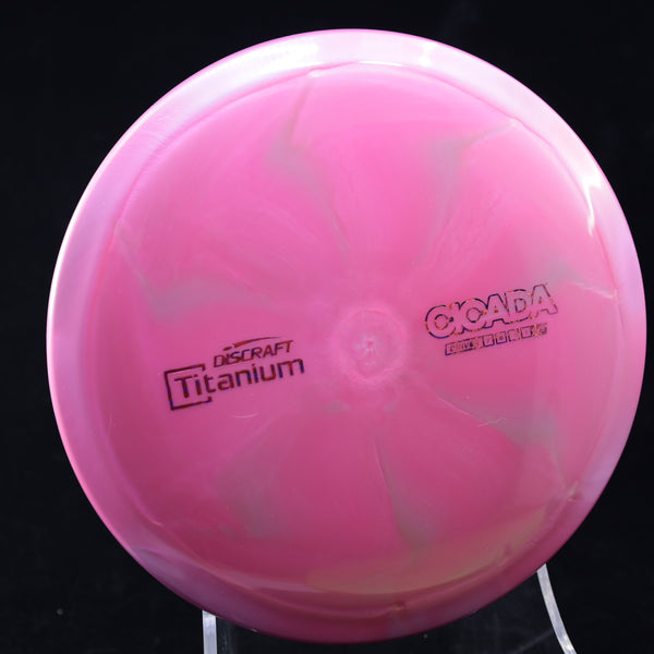 Discraft - TITANIUM - Cicada - Fairway Driver PINK GREEN 173-174 1st run cicada Disc Golf disc golf discs disc golf discs for sale Discraft discs Driver ESP esp Discraft fairway Fairway Driver