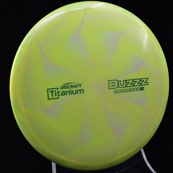 Discraft - Buzzz - Titanium - Midrange YELLOW BLACK 175-176 adam buz buzz Buzzz Disc Golf disc golf discs disc golf discs for sale Discraft discs esp esp buzzz hammes mid Mid-Range mid-range-midrange midrange Paul Mcbeth titanium