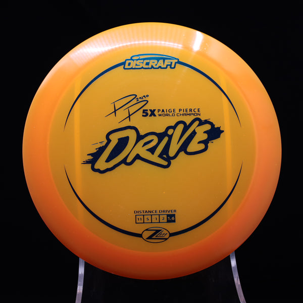 Discraft - Drive - Z Lite - Paige Pierce Signature Distance Driver 7 ORANGE BLUE 161 Discraft Paige Pierce Drive Discraft Paige Pierce prototype driver