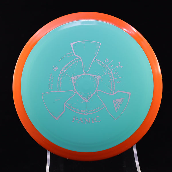 Axiom - Panic - Neutron - Distance Driver 170-175 4 TURQUOISE ORANGE 172 Axiom Axiom discs axiom neutron Disc Golf disc golf discs disc golf discs for sale discs Distance Driver Driver high speed driver MVP MVP Disc Sports Neutron Oanic Panic