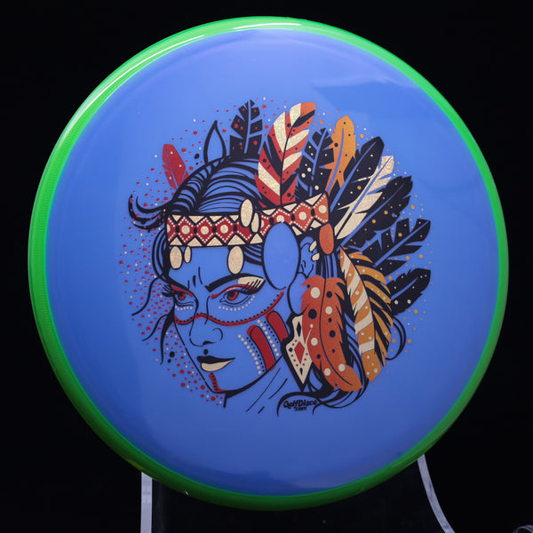 Axiom - Pyro - Prism Plasma - GolfDisco Original "Hurit" 19 BLUE 177 Axiom discs axiom prism axiom prism plasma pyro axiom prism plasma pyro midrange golf disc HURIT Prism Plasma prism plasma pyro pyro