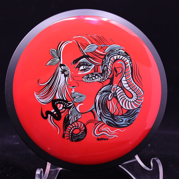 MVP Neutron Trail - GolfDisco Originals "Snake Charmer" 7 RED 175 amazon custom stamps Disc Golf GOLFDISCO ORIGINALS James MVP mvp neutron trail mvp trail snake snake charmer SNAKECHARMER trail disc