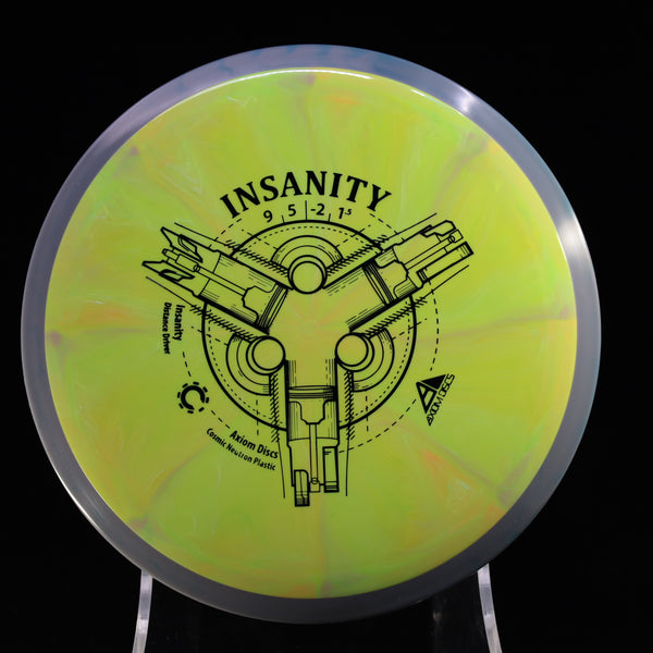 Axiom - Insanity - Cosmic Neutron - Distance Driver 155-159 27 GREEN GRAY 155 Axiom Axiom discs axiom neutron cosmic Disc Golf disc golf discs disc golf discs for sale discs Driver insanity MVP MVP Disc Sports neutron Stable Understable