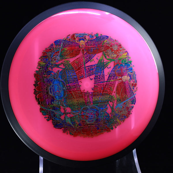 MVP - Trail - Neutron - MISPRINTS - GolfDisco Originals 14 SUMMER FLING PINK 172 GOLFDISCO ORIGINALS James misprint misprints MVP mvp neutron trail mvp trail skeet scienski SNAKECHARMER summer fling trail disc Viva La Fiesta