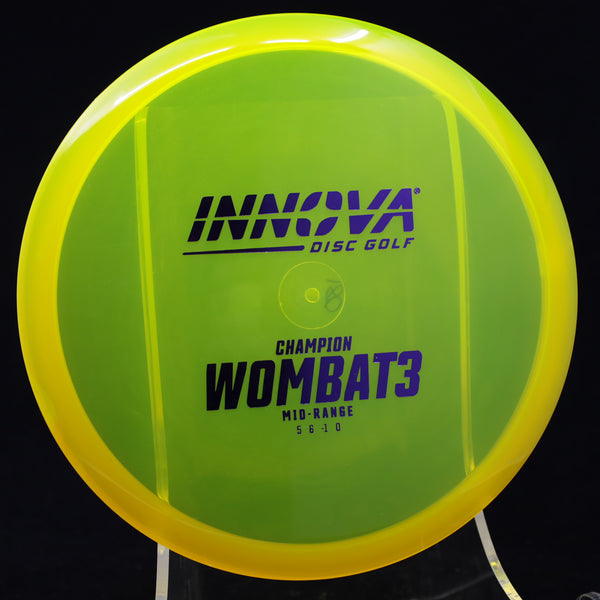 Innova - Wombat3 - Champion - Midrange YELLOW-GREEN BLUE 180 Beginner Friendly champion innova innova champion innova champion discs mid mid range mid-range-midrange midragne midrange midrange driver star Wombat wombat 3 wombat3